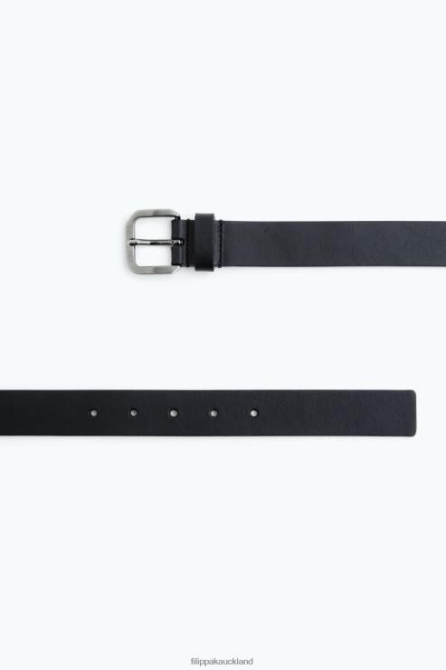 Men Filippa K Black Buckle Belt Accessory 66L84489