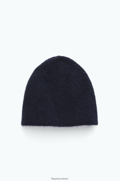 Men Filippa K Black Rib Yak Hat Accessory 66L84479