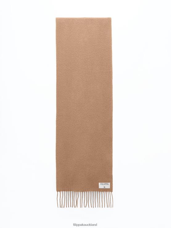 Men Filippa K Camel Cashmere Blend Scarf Accessory 66L84474