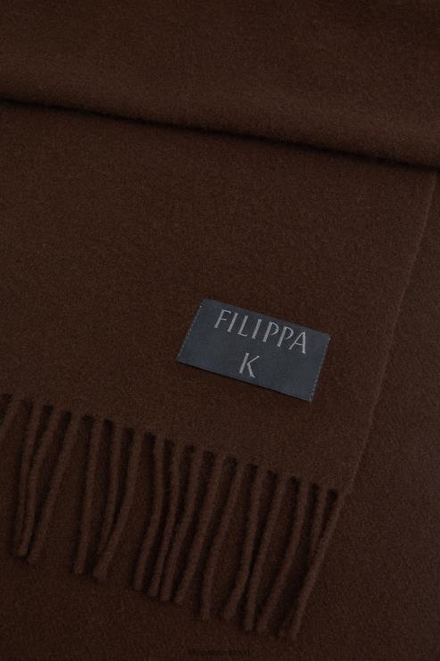 Men Filippa K Dark Chocolate Cashmere Blend Scarf Accessory 66L84477