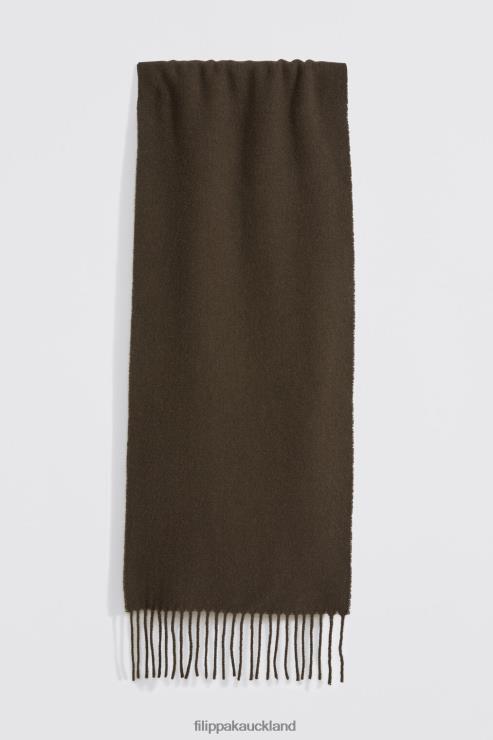 Men Filippa K Ginger Brown Cashmere Blend Scarf Accessory 66L84481