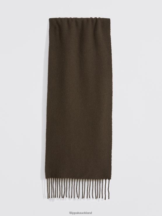Men Filippa K Ginger Brown Cashmere Blend Scarf Accessory 66L84481