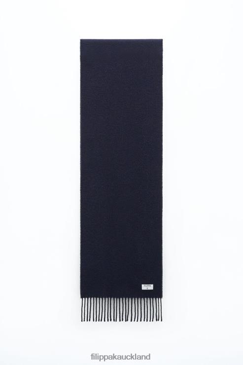 Men Filippa K Navy Cashmere Blend Scarf Accessory 66L84482