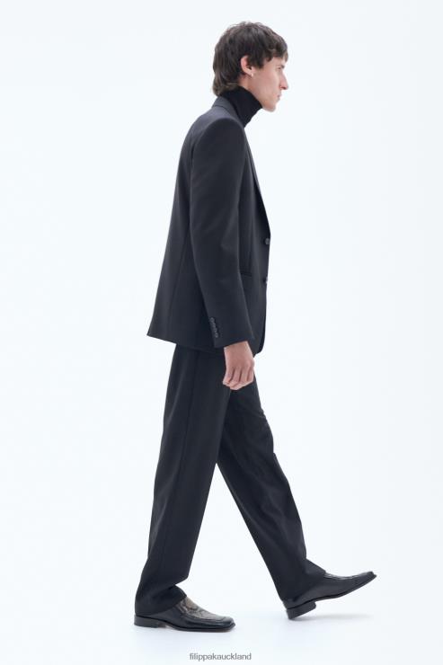 Men Filippa K Black Classic Wool Blazer Apparel 66L84345