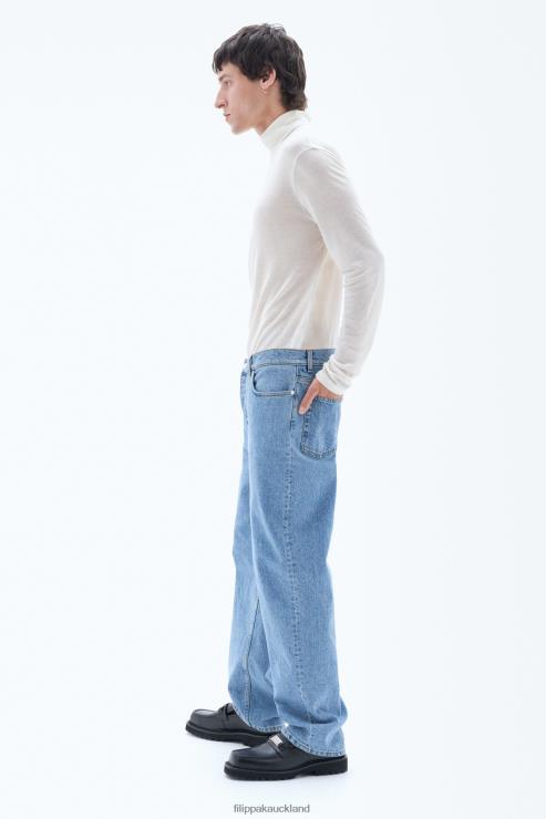 Men Filippa K Allover Stone Baggy Tapered Jeans Apparel 66L84402