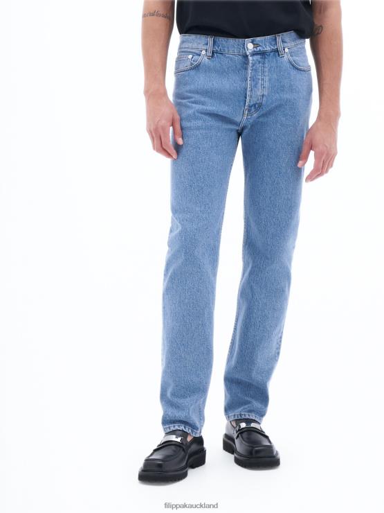 Men Filippa K Allover Stone Classic Straight Jeans Apparel 66L84405