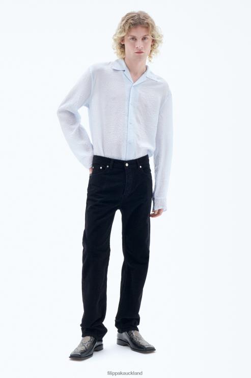 Men Filippa K Black Corduroy Jeans Apparel 66L84362