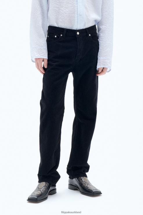 Men Filippa K Black Corduroy Jeans Apparel 66L84362