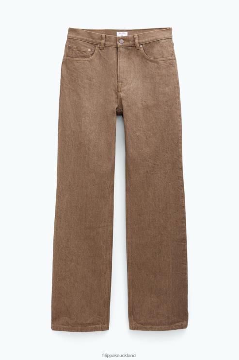 Men Filippa K Cane Brown Bootcut Jeans Apparel 66L84408