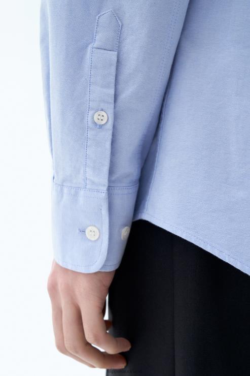 Men Filippa K Light Blue Tim Oxford Shirt Apparel 66L84381
