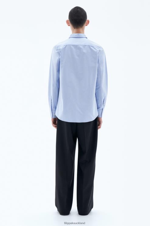 Men Filippa K Light Blue Tim Oxford Shirt Apparel 66L84381