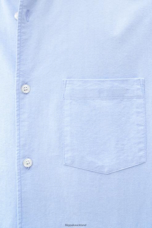 Men Filippa K Light Blue Tim Oxford Shirt Apparel 66L84381