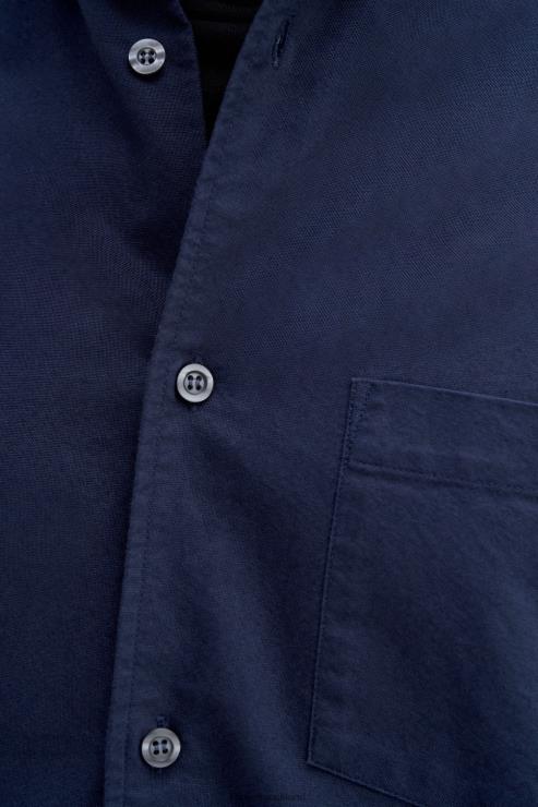 Men Filippa K Navy Tim Oxford Shirt Apparel 66L84388