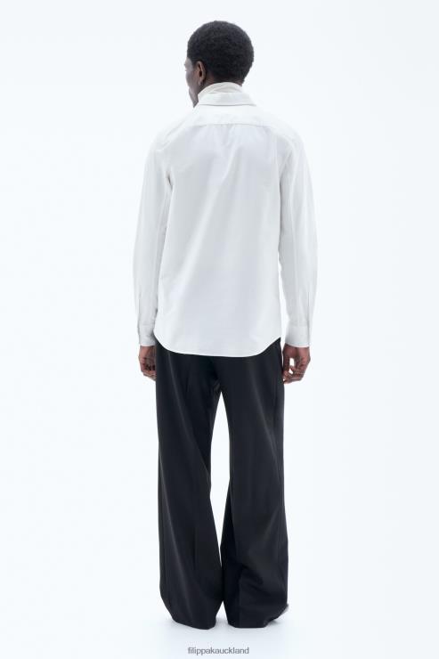 Men Filippa K White Tim Oxford Shirt Apparel 66L84386
