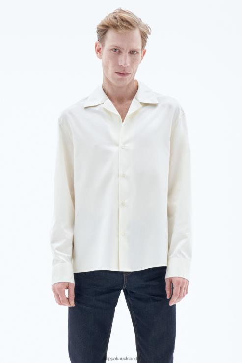 Men Filippa K Winter White Resort Shirt Apparel 66L84387