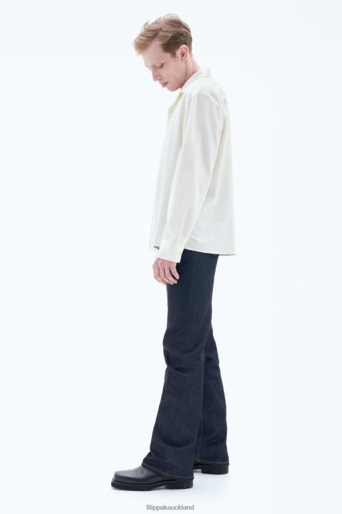 Men Filippa K Winter White Resort Shirt Apparel 66L84387