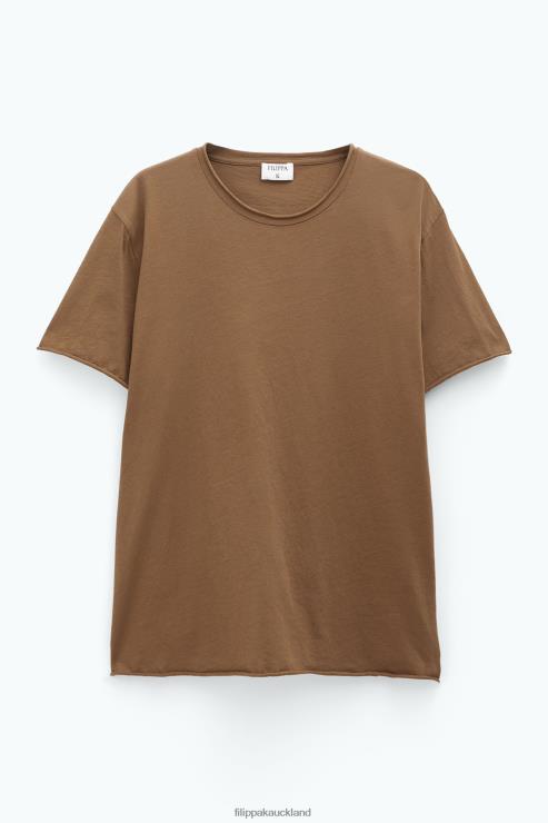 Men Filippa K Bronze Green Roll Neck Tee Apparel 66L84338