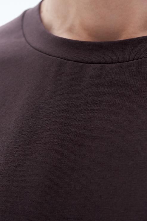 Men Filippa K Dark Chocolate Stretch Cotton Tee Apparel 66L84309