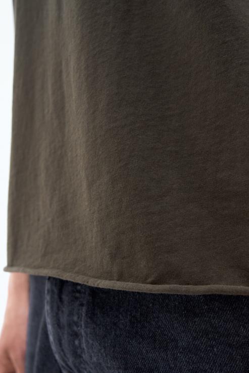 Men Filippa K Dark Forest Green Roll Neck Tee Apparel 66L84339