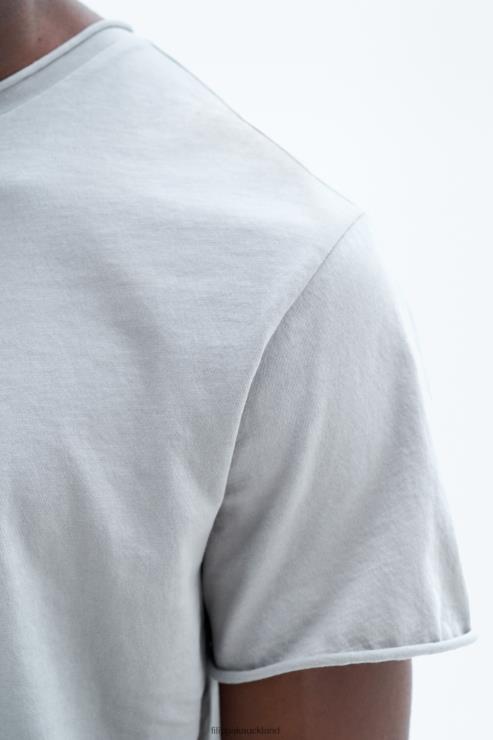Men Filippa K Feather Grey Roll Neck Tee Apparel 66L84310