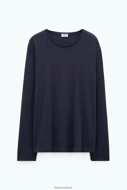 Men Filippa K Navy Roll Neck Longsleeve Apparel 66L84328