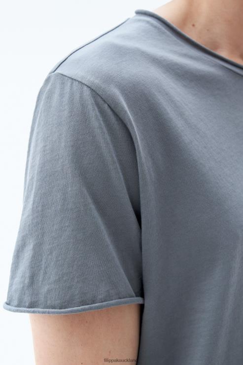 Men Filippa K Smoke green Roll Neck Tee Apparel 66L84301