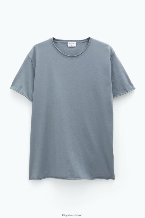 Men Filippa K Smoke green Roll Neck Tee Apparel 66L84301
