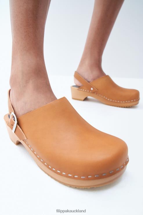 Unisex Filippa K x Swedish Hasbeens Nature Backstrap Clog Shoes 66L84446