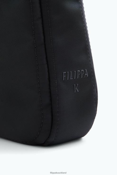 Women Filippa K Black Medium Nylon Shoulder Bag Accessory 66L84456