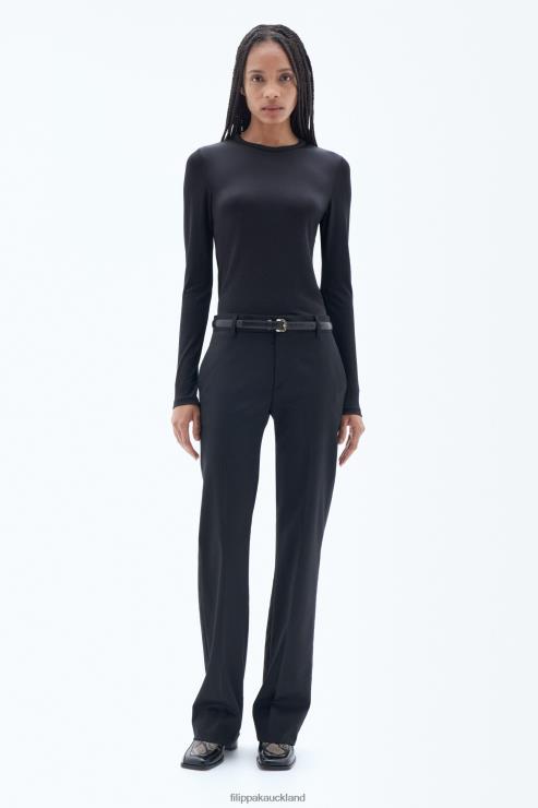 Women Filippa K Black Small Buckle Belt Accessory 66L84470