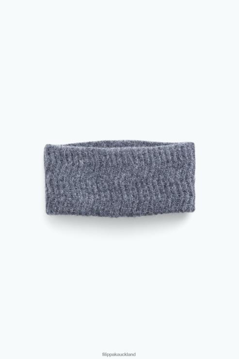 Women Filippa K Anthracite Melange Knitted Headband Accessory 66L84430