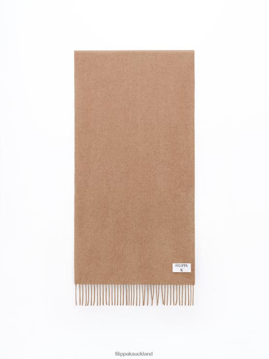 Women Filippa K Camel Cashmere Blend Scarf Accessory 66L84433
