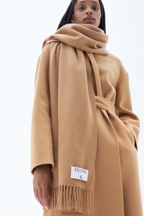 Women Filippa K Camel Cashmere Blend Scarf Accessory 66L84433