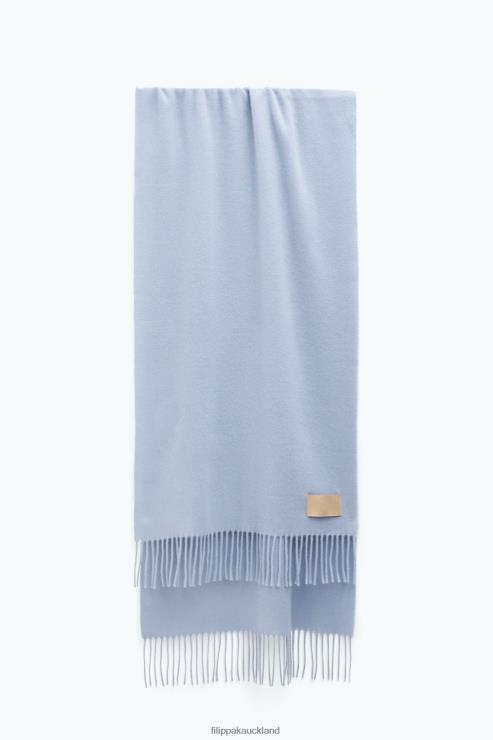 Women Filippa K Ice Blue Cashmere Blend Scarf Accessory 66L84421
