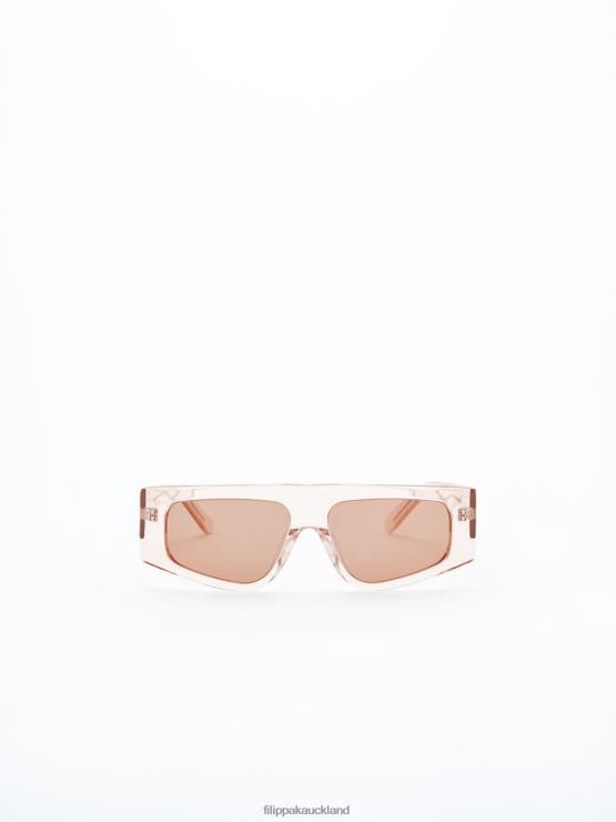 Women Filippa K Pale Rose Angled Acetate Sunglasses Accessory 66L84465