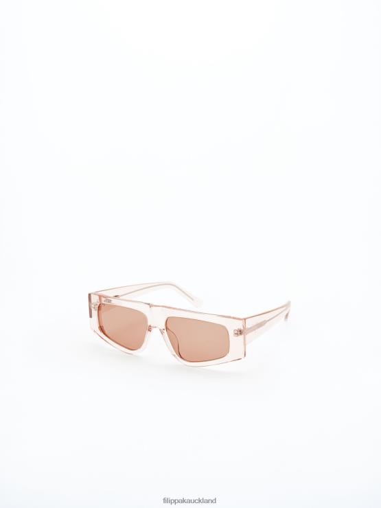 Women Filippa K Pale Rose Angled Acetate Sunglasses Accessory 66L84465