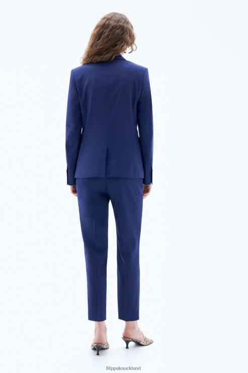 Women Filippa K Ocean Blue Sasha Cool Wool Blazer Apparel 66L84179