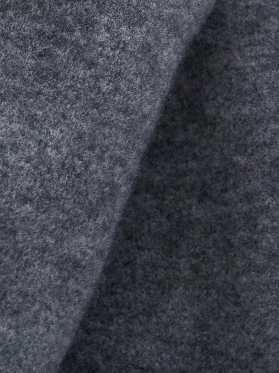Women Filippa K Mid Grey Melange Mika Yak Funnelneck Sweater Apparel 66L8486
