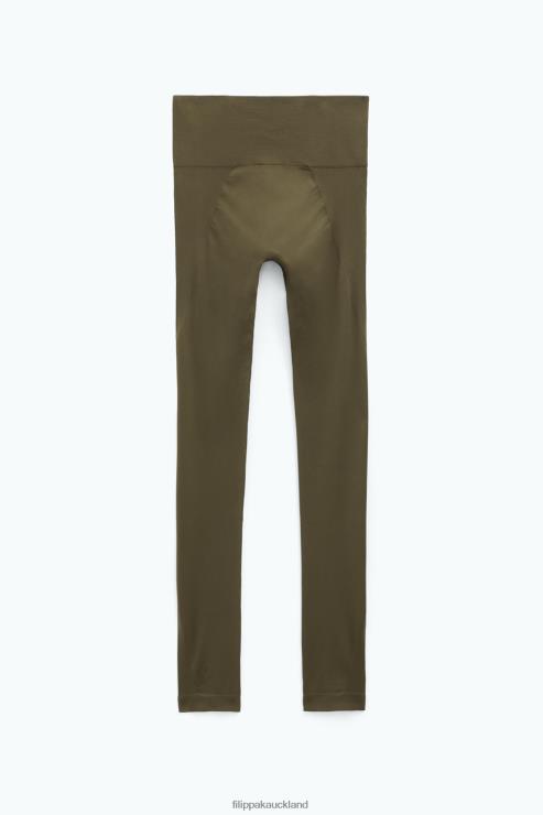 Women Filippa K Olive Green High Seamless Leggings Apparel 66L84233