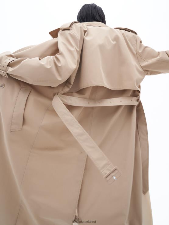 Women Filippa K Sand Beige Trench Coat Apparel 66L8425