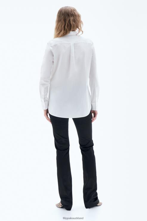 Women Filippa K White Jane Shirt Apparel 66L84198