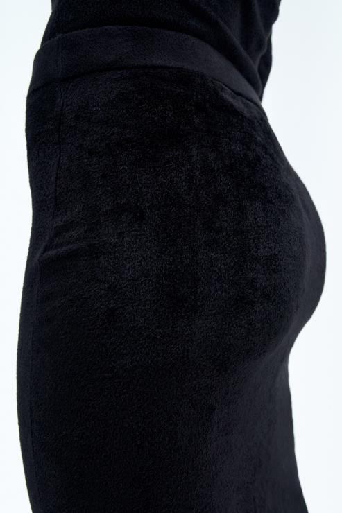 Women Filippa K Black Chenille Knit Skirt Apparel 66L84227