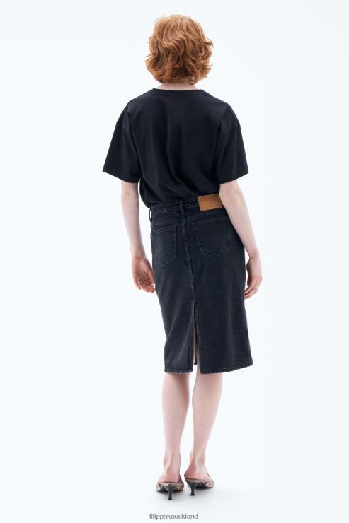 Women Filippa K Black Loose Fit Tee Apparel 66L84134