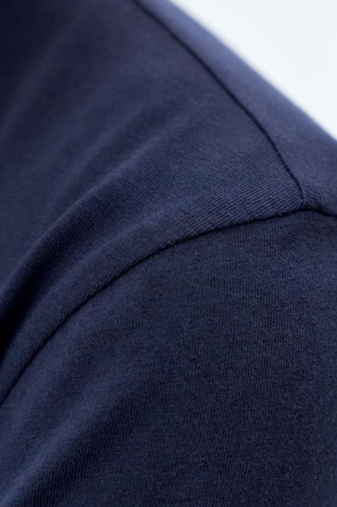 Women Filippa K Navy Cotton Stretch Long Sleeve Apparel 66L84135