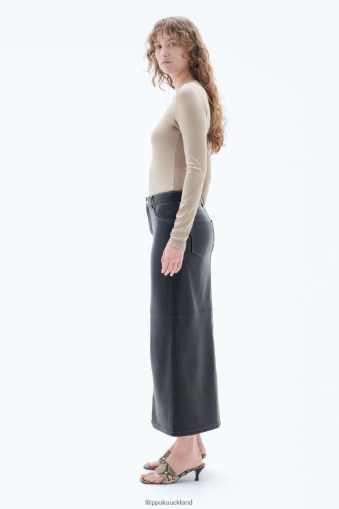 Women Filippa K Sand Beige Shiny Longsleeve Top Apparel 66L84131