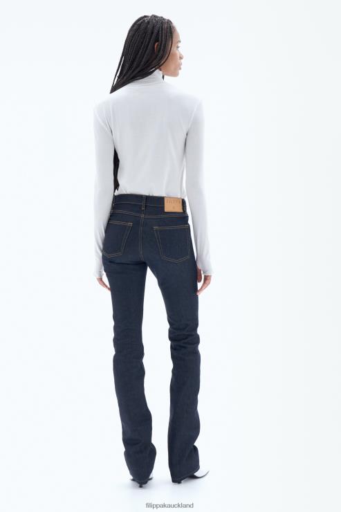 Women Filippa K White Rib Mock Neck Top Apparel 66L84151
