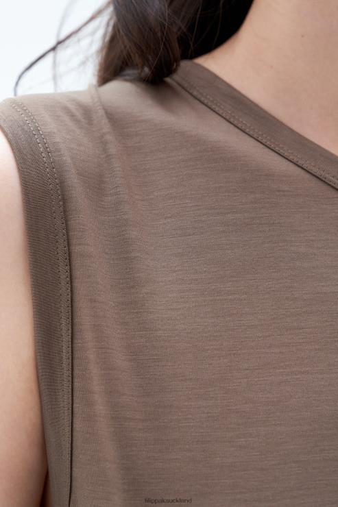 Women Filippa K Nougat V-Neck Tank Top Apparel 66L84146