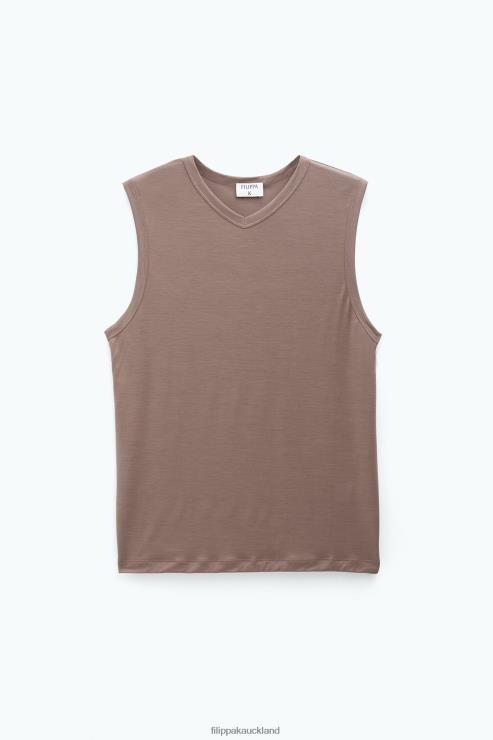Women Filippa K Nougat V-Neck Tank Top Apparel 66L84146