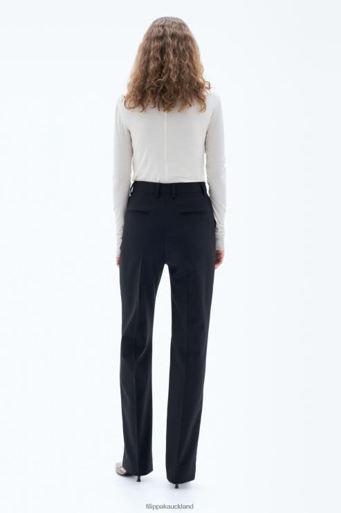 Women Filippa K Black Cara Cool Wool Trouser Apparel 66L84105