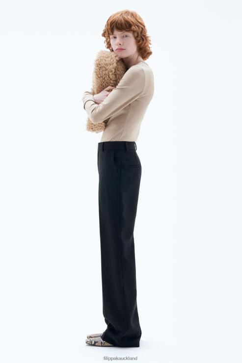 Women Filippa K Black Hutton Trousers Apparel 66L84109
